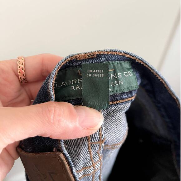 Lauren Ralph Lauren Straight Classic Jeans 4P - Picture 8 of 8